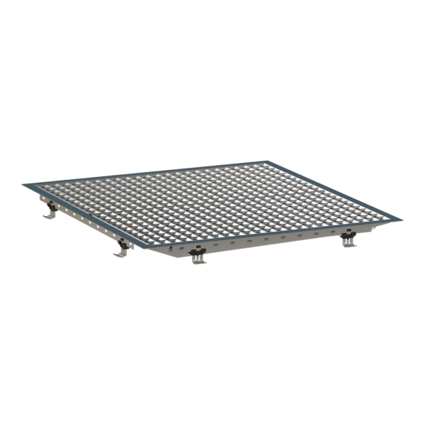 BieTal® Abtropf Mulde Schale Blech Kasten Einlass Schänke 60x60cm Ablauf links