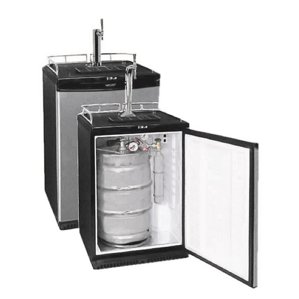 Fassbier Kühlschrank Bierbar Fassbierkühlschrank BK160 für Fässer bis 50 Liter