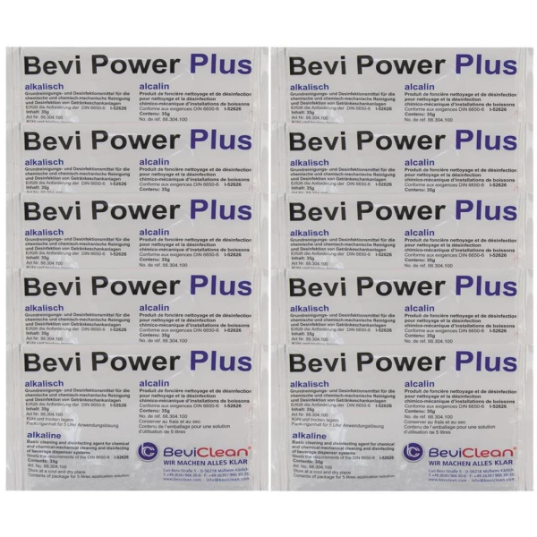 Alkalisches Grund Reinigungsmittel Bevi Power Plus 10x Beutel Bier AFG Schankanlagen