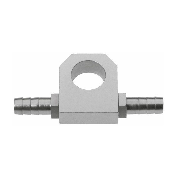 Hahnkühlplatte Messing vernickelt mit Tüllen 10mm