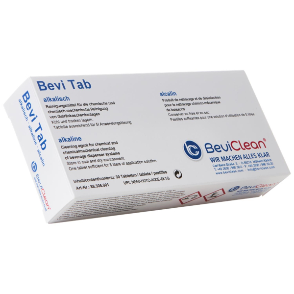 Bevi tab alkalisch - Reinigungs- und Desinfektionskonzentrat - 10 Tab
