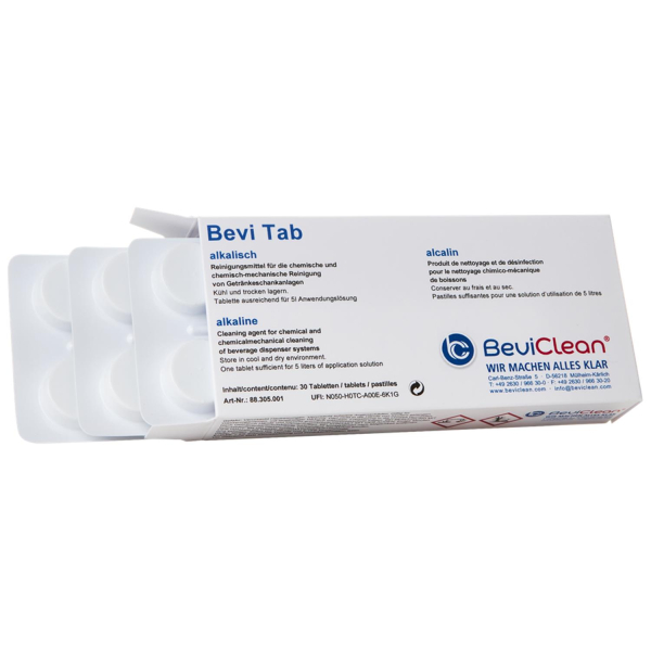 Bevi tab alkalisch - Reinigungs- und Desinfektionskonzentrat - 30 Tab