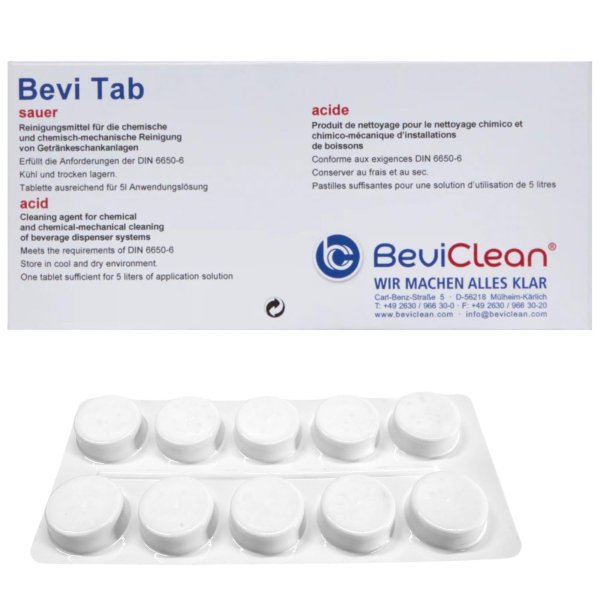 Bevi tab sauer 10x Tablette Reinigungs -und Desinfektionskonzentrat Schankanlage