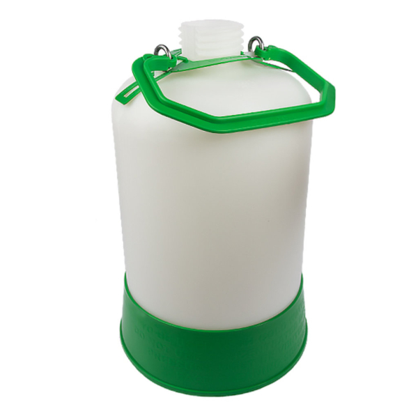 Reinigungsbehälter 5 Liter aus Kunststoff mit 1 Bieranschluss ohne KEG Fitting