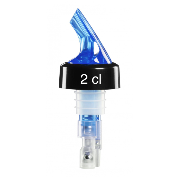 Ausgießer Compact Portionierer Neon-Blau 20 ml mit präzisem 3 Kugel System