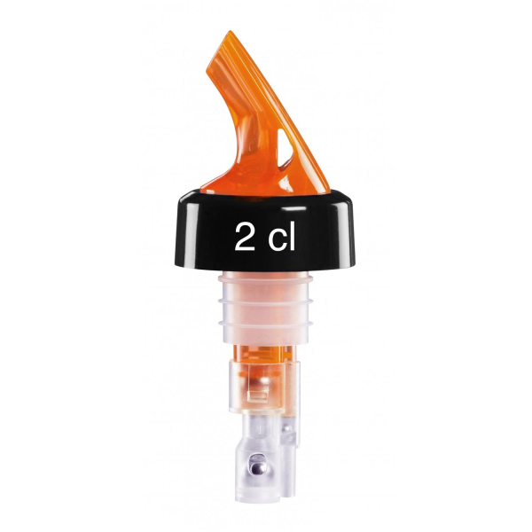 Ausgießer Compact Portionierer Neon-Orange 20 ml mit präzisem 3 Kugel System