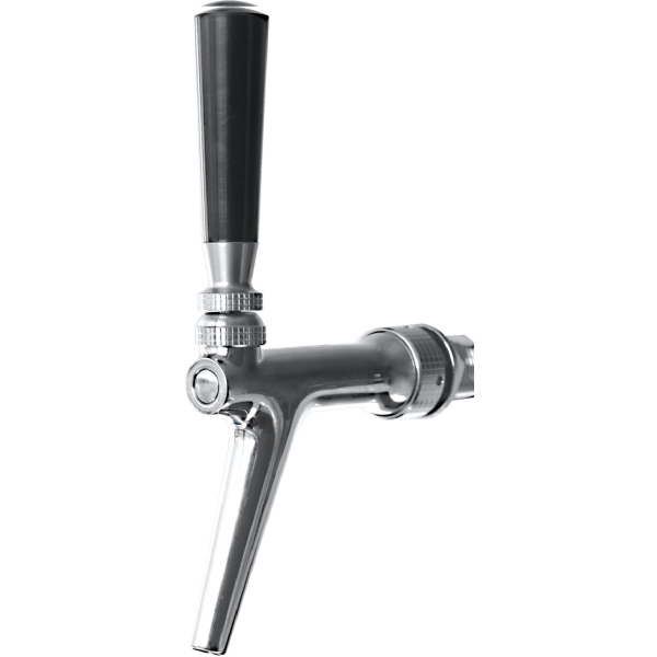 Zapfhahn Bierhahn Kolben Schankhahn aus Chromnickelstahl ohne Hahnverlängerung