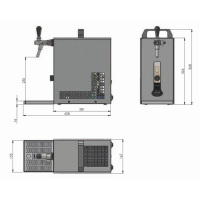 Bierkühler Zapfanlage Bierzapfanlage mit...