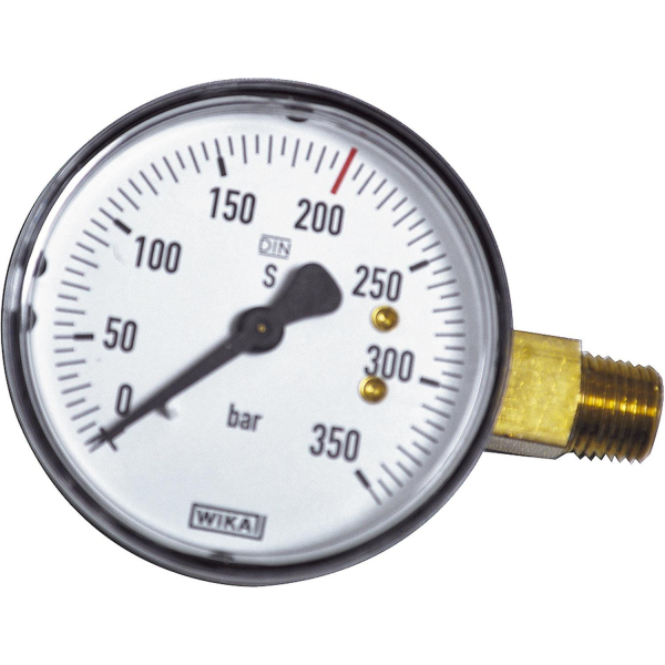 Manometer Inhaltsmanometer 50mm mit 1/4 Zoll Gewinde für N2 Stickstoff