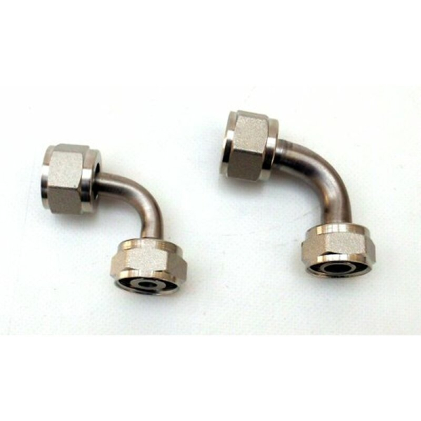 Doppelverschraubung gebogen 5/8 Zoll - 10mm