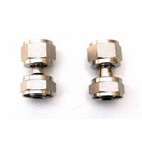 Doppelverschraubung gerade 5/8 Zoll - 7mm