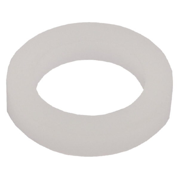 Polyoxymethylen POM Dichtung weiß 20x11,8x3mm für N2 Stickstoff - 100 Stück