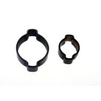 Schlauchschellen Edelstahl 2-Ohr-Klemmen für 10mm...