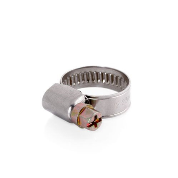 Schraubschlauchschellen Schneckengewindeschellen für 10mm Schläuche - 100 Stück