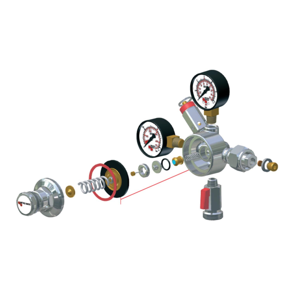 Micro Matic Premium Plus Druckminderer Druckregler 2-leitig 3 bar