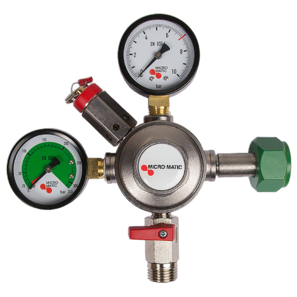 Stickstoff Druckminderer Druckminderventil 7 bar - Micro Matic Premium