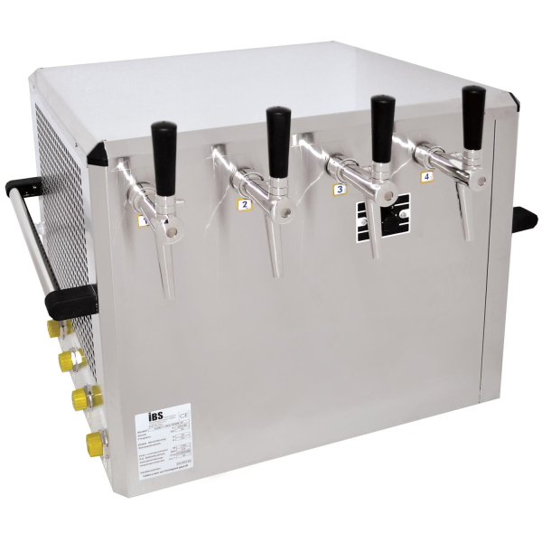 Bierkühler Zapfanlage Bierzapfanlage Trockenkühler 100 Liter/h 4-leitig 7mm