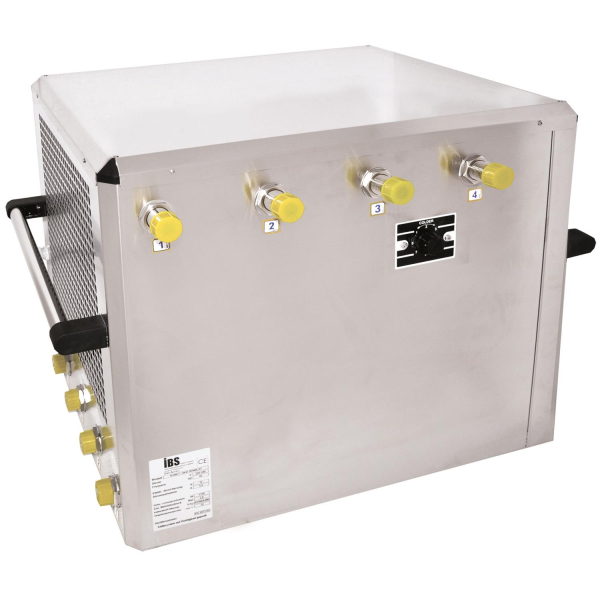 Bierkühler Zapfanlage Bierzapfanlage Trockenkühler 100 Liter/h 4-leitig 10mm