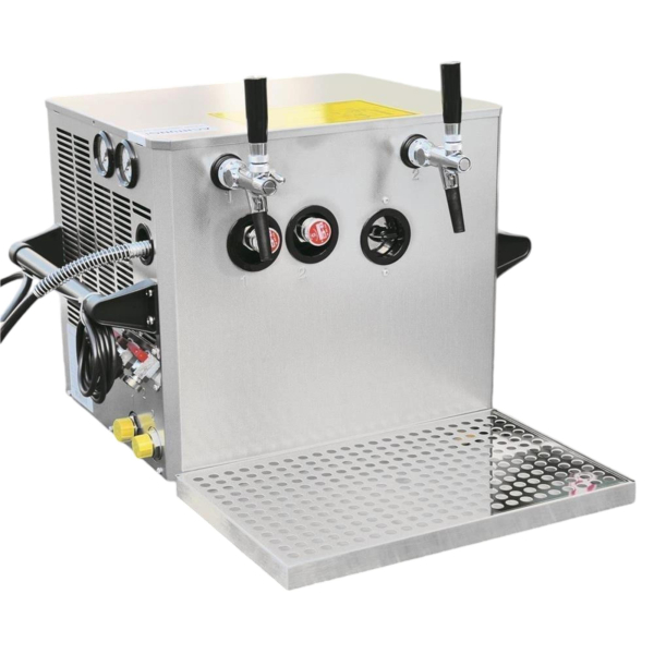 Verwendungsfertige Schankanlage 2-ltg 7mm 100 Liter/h mit Sachkundebescheinigung