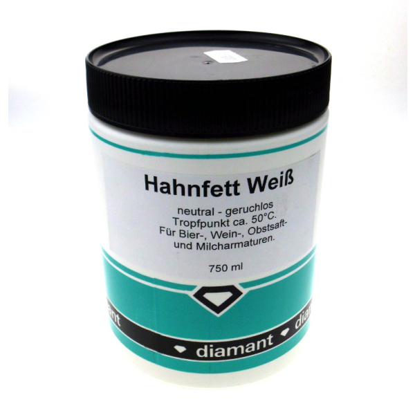 Hahnfett 750ml Silikonfreies Armaturenfett für Getränke- & Lebensmittelarmaturen