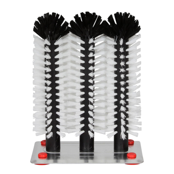 Gläserspülbürste 1-2-3, 3 x 25 cm für 0,5-Liter- und Weizenbiergläser