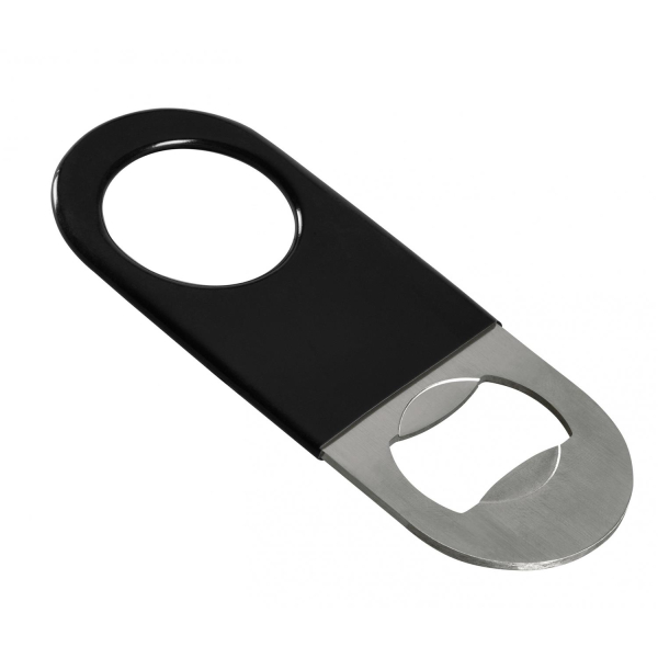 Flaschenöffner Kapselheber mit Vinyl in schwarz
