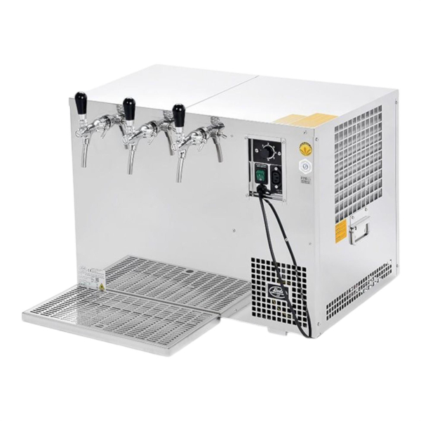 Bierkühler Nasskühler 3-ltg 110L/h Lindr AS-110 INOX Tropical Gastro Zapfanlage