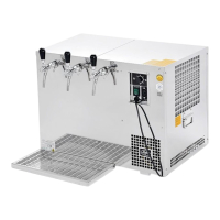 Bierkühler Nasskühler 3-ltg 110L/h Lindr AS-110...