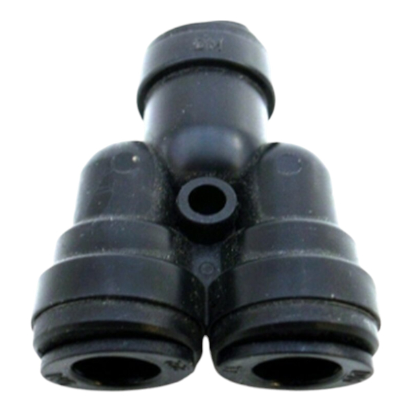 Y Verbinder 2-fach Zwei Fach Steckverbinder für Schläuche & Rohre - 4mm