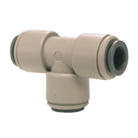 T Verbinder 2-fach Zwei Fach Steckverbinder John Guest...