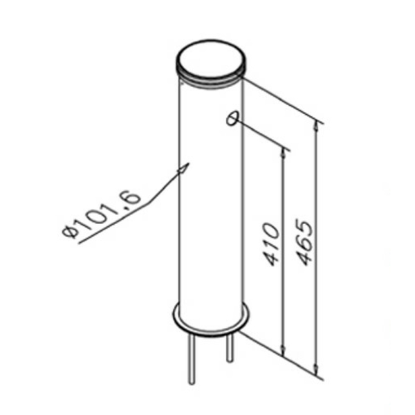 Schanksäule Zapfsäule Rohrschanksäule Kupfer antik 1-leitig ohne Bierhahn & Schlauch