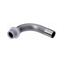 Biertülle CO2 Tülle gebogen 10 mm mit Bund ohne...