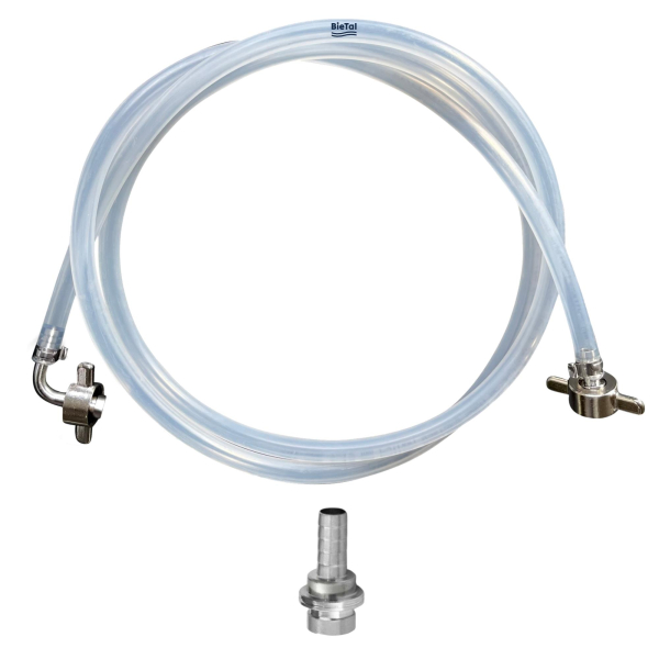 BieTal® Bierleitung 5m Bierschlauch Tüllen 7 mm Edelstahl Zapfanlage Schankanlage