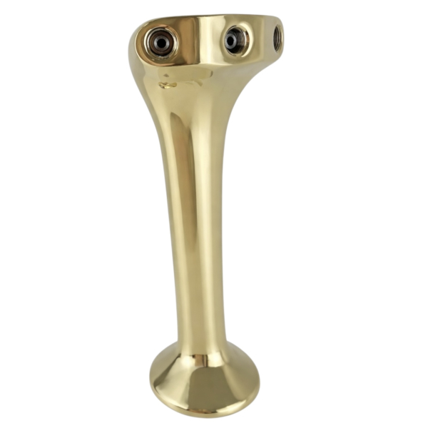 BieTal® Schanksäule Zapfsäule Gastro Classic Cobra 3-leitig 7mm vergoldet