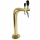 BieTal® Schanksäule Zapfsäule Classic Cobra 3-leitig 7mm vergoldet & 3x Zapfhahn