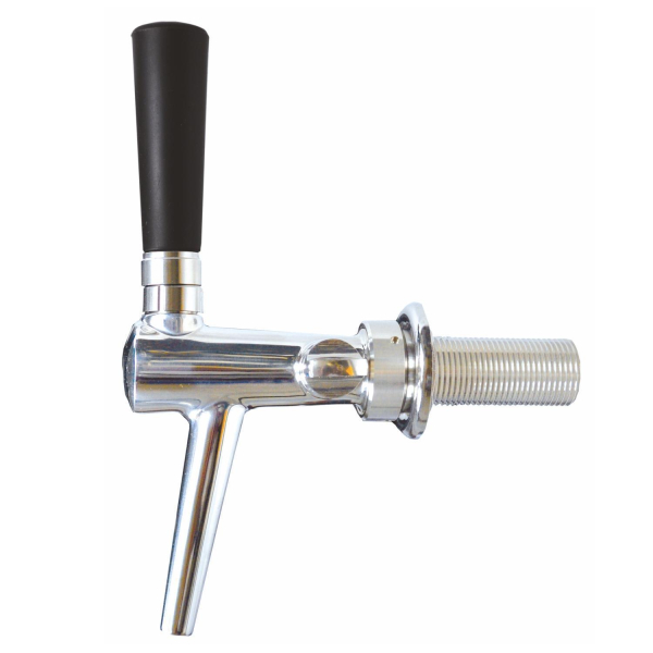 Kompensatorhahn Schankhahn Zapfhahn Edelstahl poliert 35mm 7mm Micro Matic C-TAP