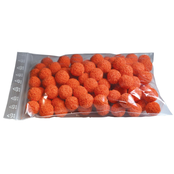 Reinigungsschwämmchen Schwammgummikugeln 100 Stück - 6,7mm - mittel fest