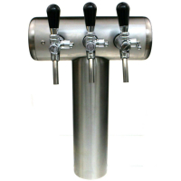 Edelstahl Schanksäule Bierschanksäule Edelstahl...