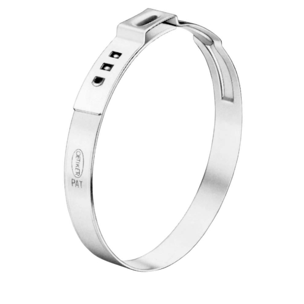 Schlauchschellen Edelstahl 1-Ohr Stufenlos Spannbereich 12,0 - 14,5mm 100 Stück