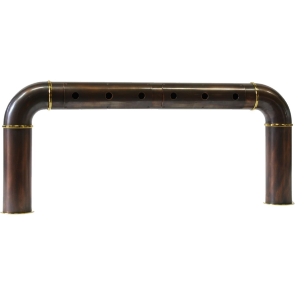 Brücken Schanksäule Brückenschanksäule Kupfer antik 101,6mm gerade 6-leitig