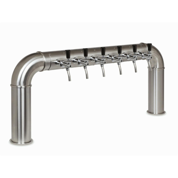 Brücken Schanksäule Brückenschanksäule Kupfer antik 129mm gerade 6-leitig