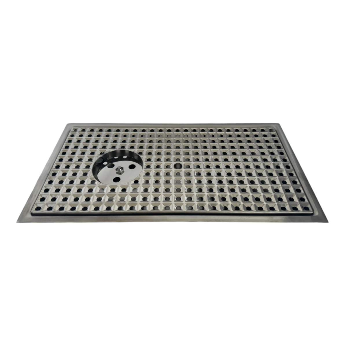 BieTal® Tropfmulde Tropfschale 46x25cm Gläserdruckspüler Ablauf links