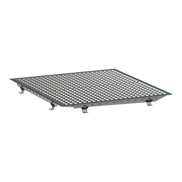 BieTal® Abtropf Mulde Schale Blech Kasten Einlass Schänke 60x60cm Ablauf rechts