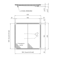 BieTal® Abtropf Mulde Schale Blech Kasten Einlass...