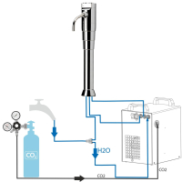 Wassersprudler BieTal® mit Kühlung 25 L/h...