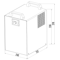 Wassersprudler BieTal® mit Kühlung 25 L/h Zapfstelle Classic Puls OHNE Filter SET