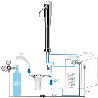 Wassersprudler BieTal® mit Kühlung 25 L/h...