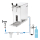 Tafelwassergerät Wasserzapfanlage Pygmy 25 Ltr ohne CO2 Flasche mit Filteranlage