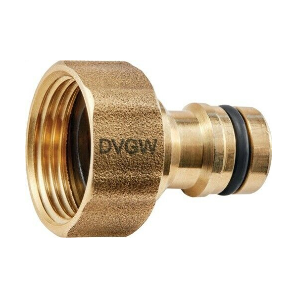 Hahnstecker Trinkwasser Schlauchkupplungen Messing GEKA-plus 3/4 Zoll