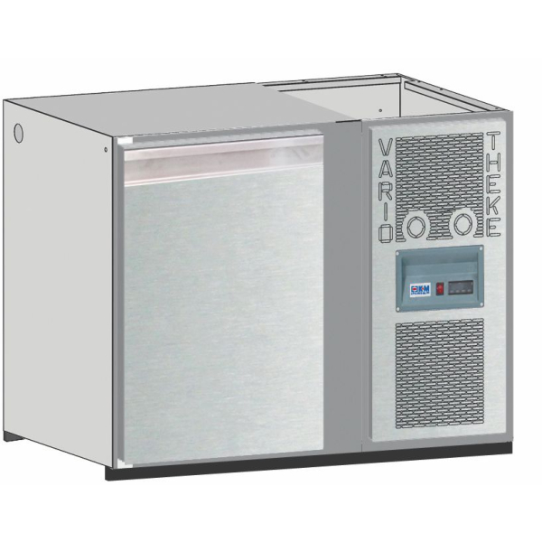 Getränketheke Kühltheke Bauteil Unterbaukühlung Vario - 1200mm breit 650mm tief